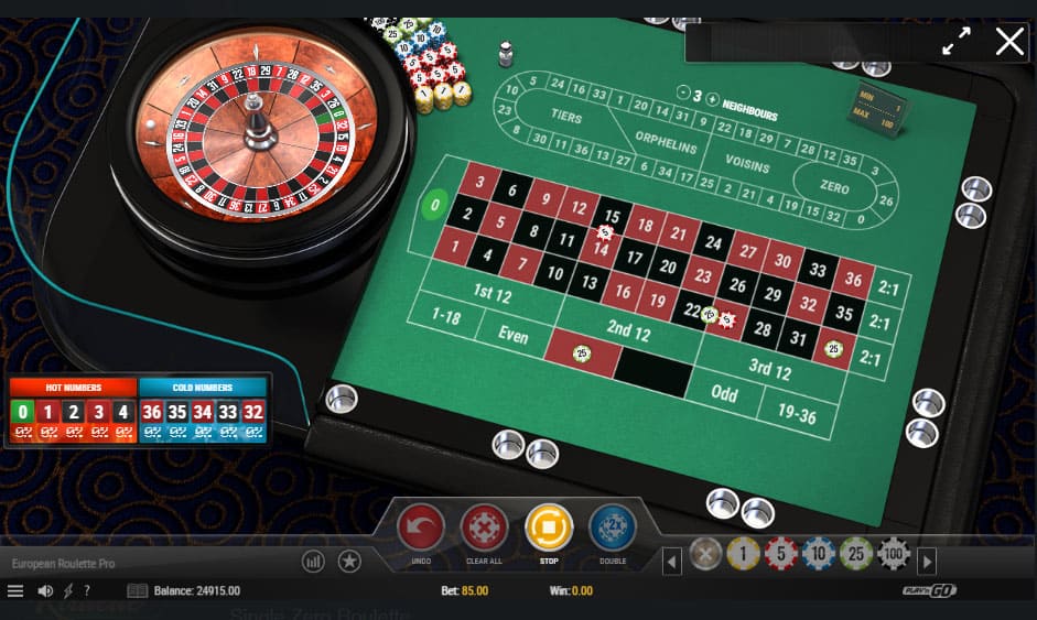 ROULETA EUROPEIA PRO da PlaynGO - GuiaDosCasinos.PT